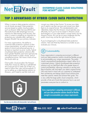 TOP 3 ADVANTAGES OF HYBRID CLOUD DATA PROTECTION